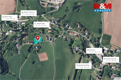 Prodej stavebního pozemku, 3 216 m² 14