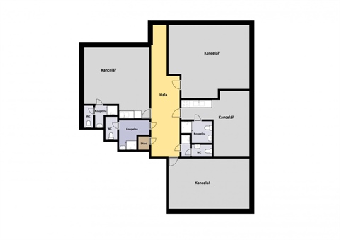 Pronájem kanceláře, 123 m² - 4