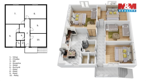 Prodej rodinného domu, 208 m² 20