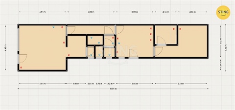 Pronájem obchodních prostor, 61 m² 10