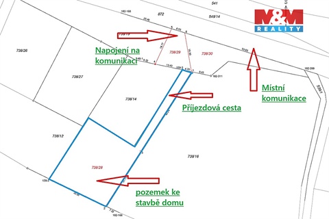 Prodej stavebního pozemku, 1 155 m² 10