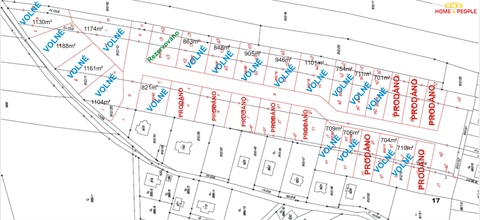Prodej stavebního pozemku, 800 m² 12