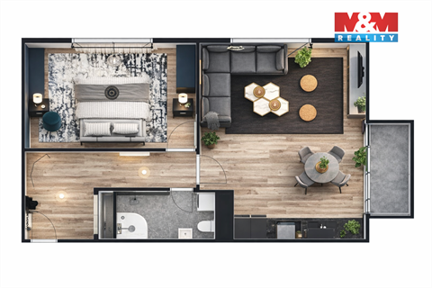 Prodej bytu 2kk, 63 m² - 6