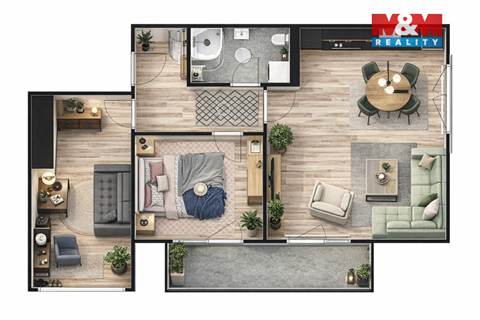 Prodej bytu 3kk, 73 m² - 14