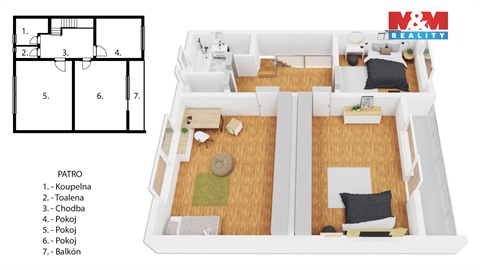 Prodej rodinného domu, 115 m² - 6