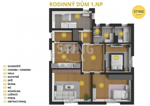 Prodej rodinného domu, 240 m² - 12