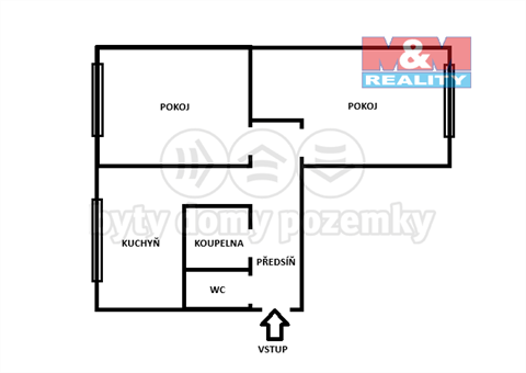 Prodej bytu 2+1, 55 m² - 8