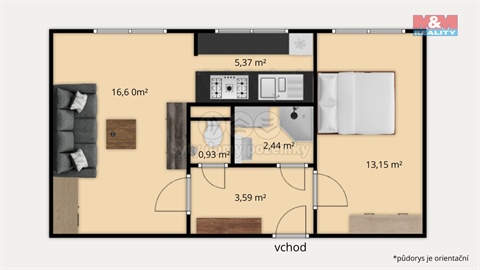 Prodej bytu 2+1, 47 m² 18