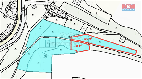 Prodej stavebního pozemku, 2 559 m² 2