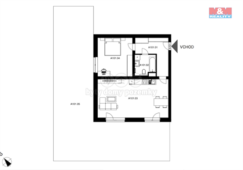 Prodej bytu 2kk, 67 m² 24