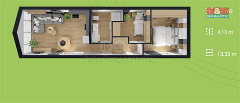 Prodej stavebního pozemku, 1 133 m² 8