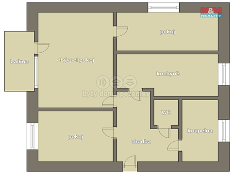 Prodej bytu 3+1, 70 m² - 12