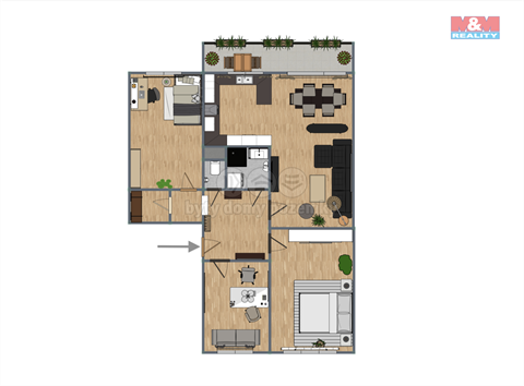 Prodej bytu 4+1, 79 m² - 6