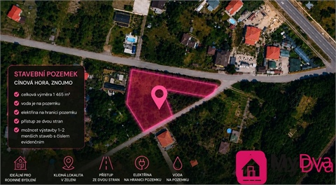 Prodej stavebního pozemku, 1 465 m² - 0