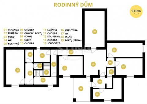 Prodej rodinného domu, 290 m² - 0