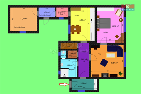 Prodej rodinného domu, 90 m² - 12
