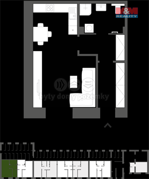 Prodej bytu 1kk, 43 m² 6