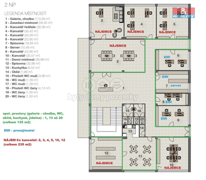 Pronájem kanceláře, 465 m² 10