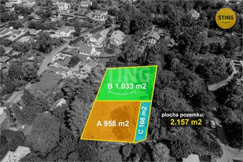 Prodej stavebního pozemku, 2 157 m² - 2