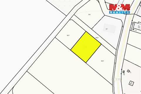 Prodej stavebního pozemku, 1 170 m² 2