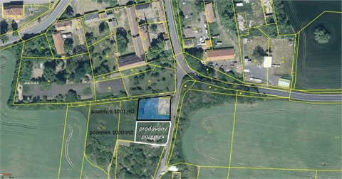 Prodej stavebního pozemku, 1 001 m² 2