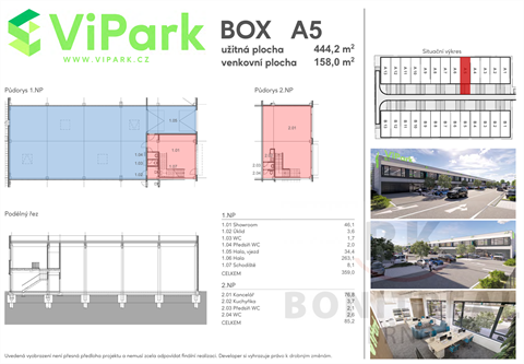Pronájem skladu / haly, 457 m² 20