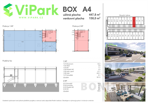 Pronájem skladu / haly, 457 m² - 18