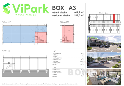 Pronájem skladu / haly, 457 m² 18
