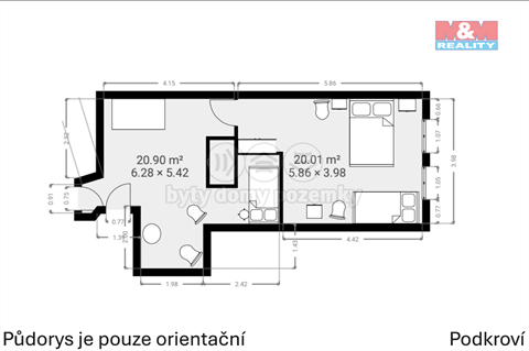 Prodej chaty / chapuly, 155 m² - 20