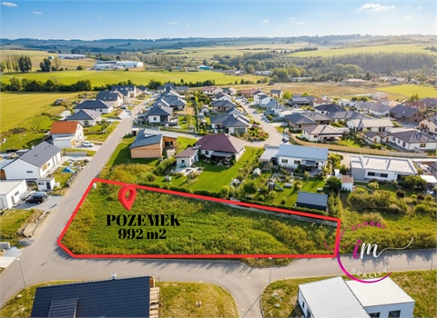 Prodej stavebního pozemku, 992 m² - 0