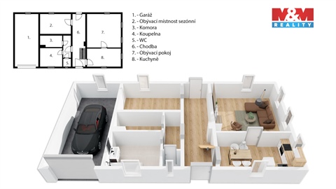 Prodej rodinného domu, 71 m² - 0