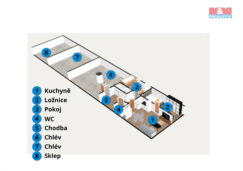 Prodej rodinného domu, 209 m² - 6