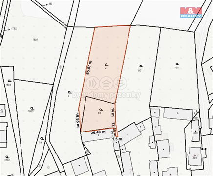 Prodej zahrady, 613 m² 4