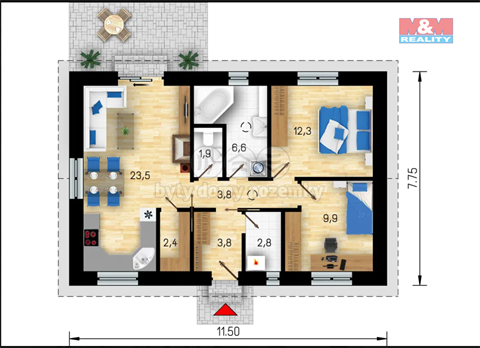 Prodej rodinného domu, 65 m² - 4
