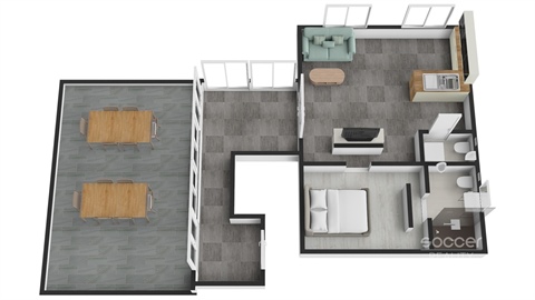 Pronájem bytu 2kk, 84 m² - 4