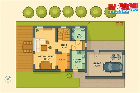 Prodej stavebního pozemku, 739 m² - 2