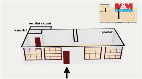 Prodej obchodních prostor, 154 m² - 6