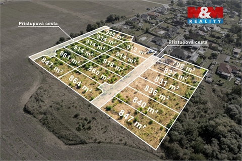 Prodej stavebního pozemku, 847 m² - 0