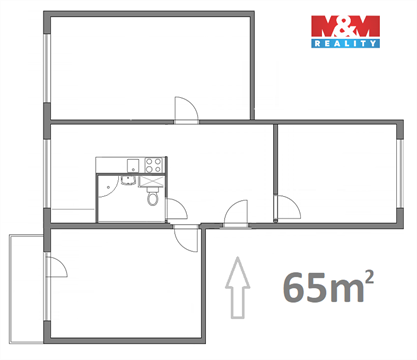 Prodej bytu 3+1, 65 m² - 24