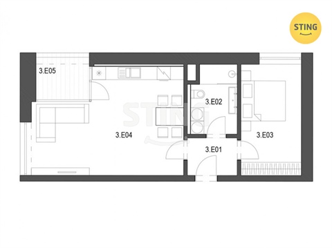 Prodej bytu 2kk, 56 m² 14