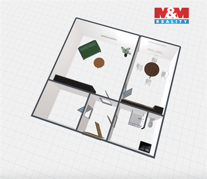 Prodej bytu 1+1, 41 m² - 4