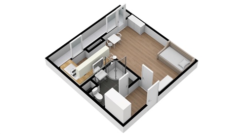 Pronájem bytu 1kk, 32 m² 8