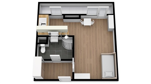 Pronájem bytu 1kk, 32 m² - 10