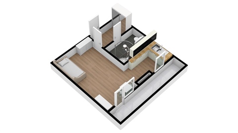 Pronájem bytu 1kk, 32 m² 12