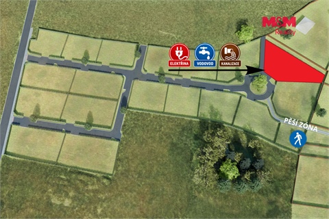 Prodej stavebního pozemku, 993 m² 2