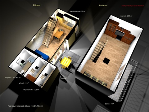 Prodej chaty / chapuly, 64 m² - 12