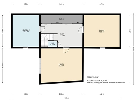 Prodej atypického bytu, 258 m² - 24