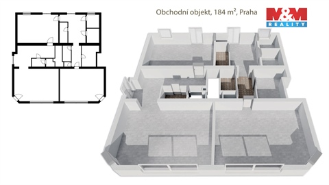 Pronájem obchodních prostor, 90 m² - 0