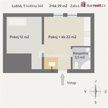 Pronájem bytu 2kk, 39 m² 22