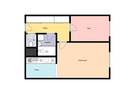 Pronájem bytu 2kk, 43 m² - 14